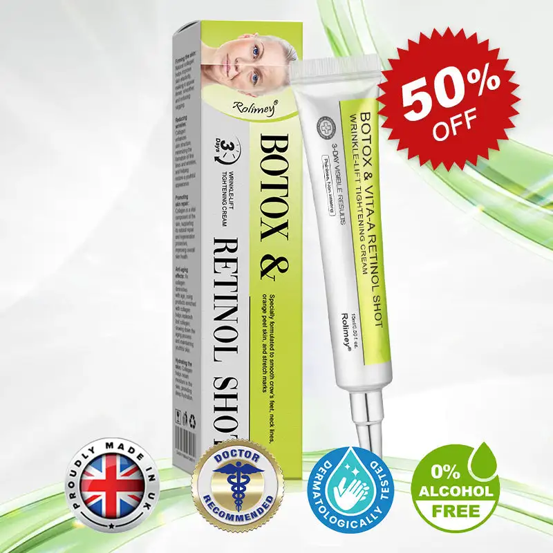 Rolimey® Botox & Vita-A Retinol Shot Wrinkle-Lift Verstevigende crème