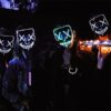 Halloween Led-gezichtsmasker
