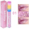 Briljante diamantglitter vloeibare lippenstift