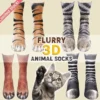 Flurry 3D dierenpootsokken