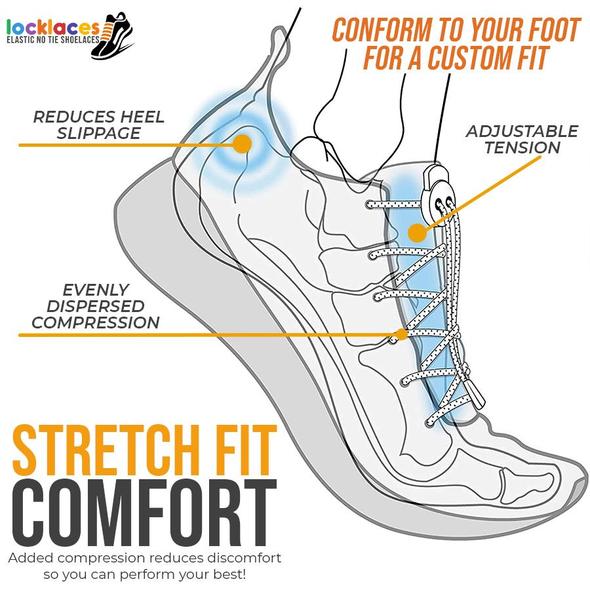Elastische schoenveters zonder strik - Afbeelding 2