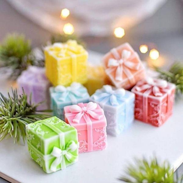 Ambachtelijke DIY-kerstkaarsenset - Afbeelding 2