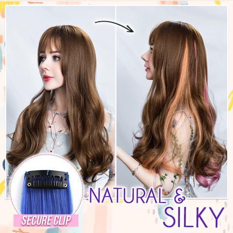 De Hairdrobe gekleurde clip-in extensionsset - Afbeelding 3