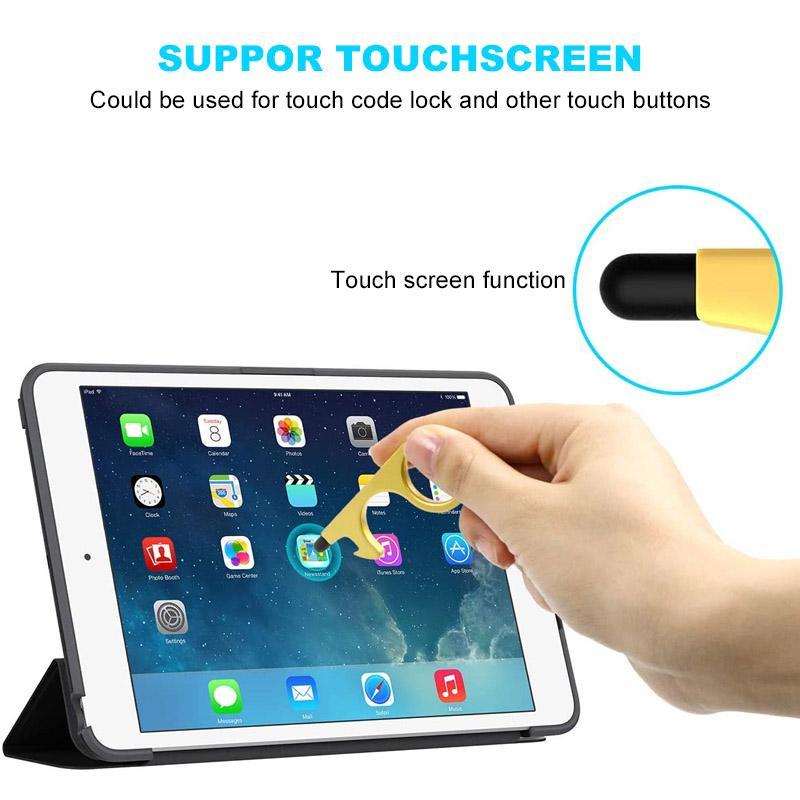 No Touch deuropenergereedschap met sleutelhangerhanger - Afbeelding 3