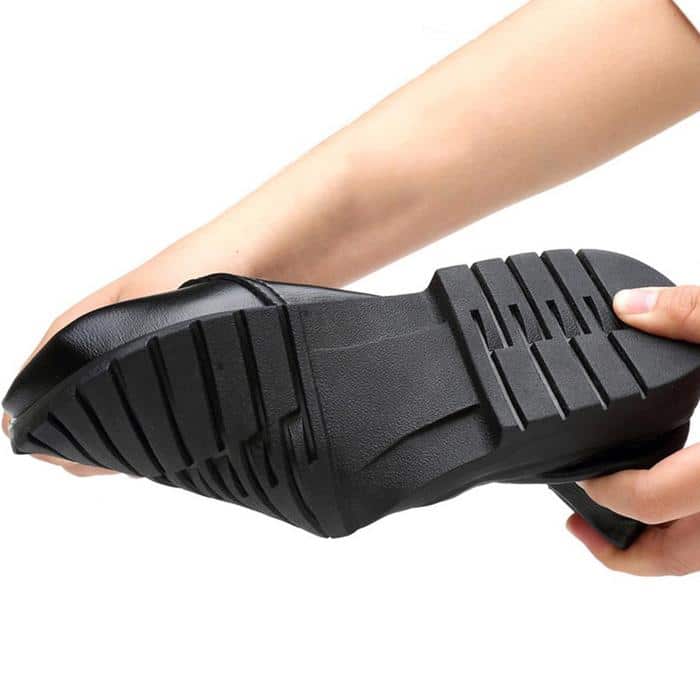 Heren microvezel leer antislip zakelijke comfortabele formele schoenen - Afbeelding 3