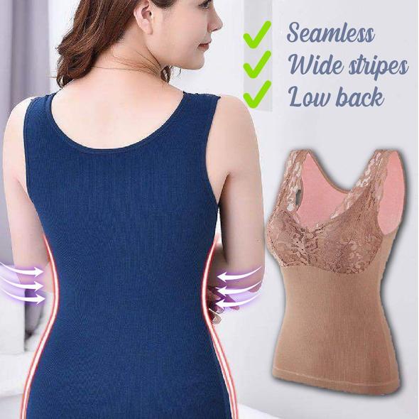 Fleece diep uitgesneden tanktop - Afbeelding 3