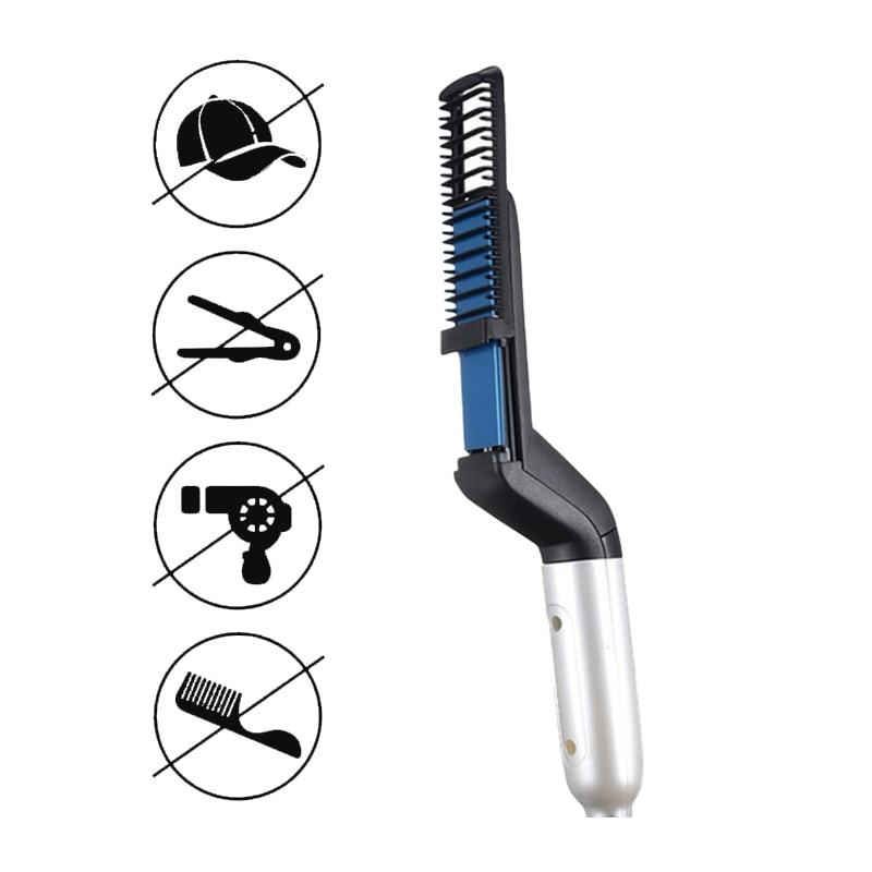 Multifunctionele haarkam baard stijltang - Afbeelding 4