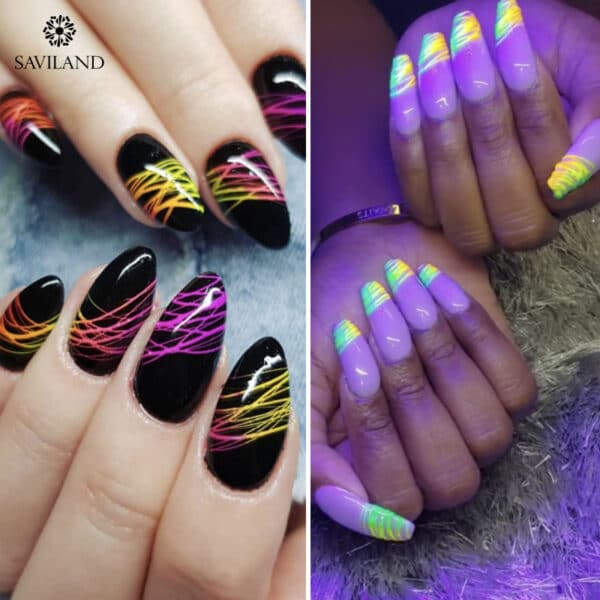 Lichtgevende Spider nagelgelset - Afbeelding 4