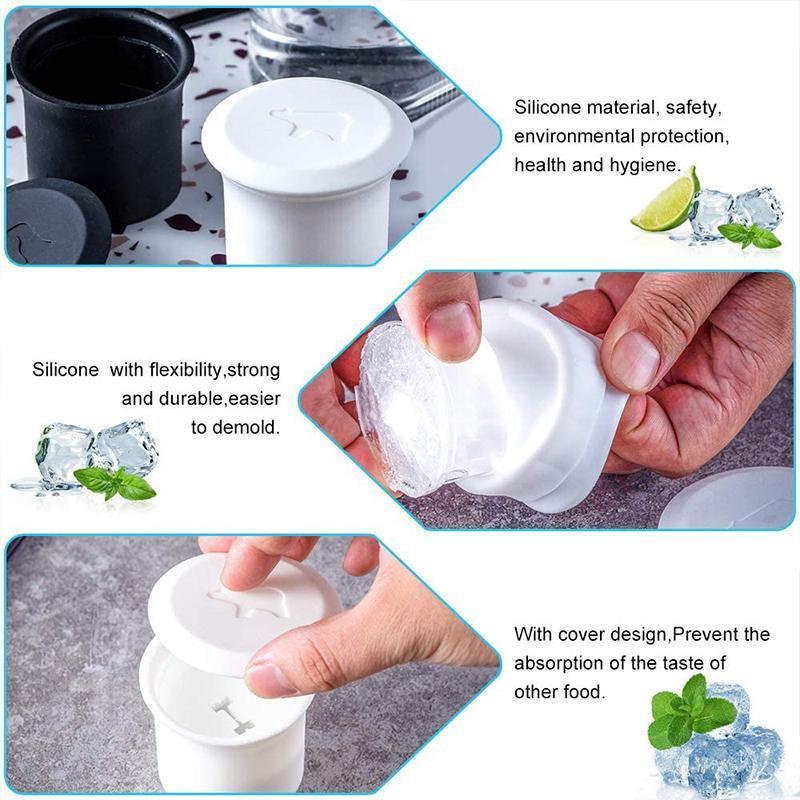 IJsblokjesvormpjes in de vorm van een ijsbeer en pinguïn - Afbeelding 4