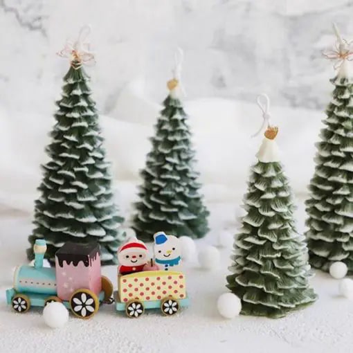 Ambachtelijke DIY-kerstkaarsenset