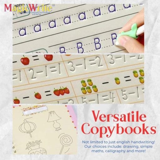 MagicWrite herbruikbaar kalligrafie oefenboek en pennenset