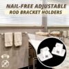 Spijkervrije verstelbare stangbeugelhouders