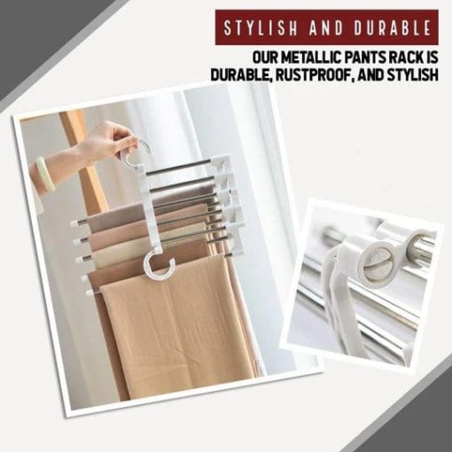 Ruimtebesparend broekrek