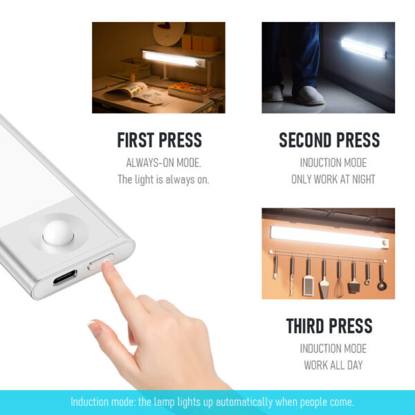 Oplaadbare kastverlichting met bewegingssensor - Afbeelding 4